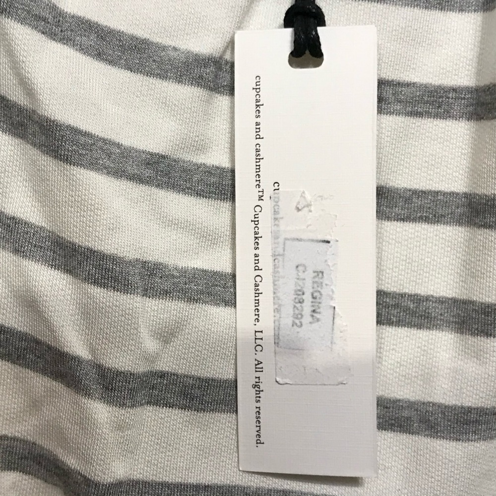 Cupcakes and Cashmere Regina Dress Ivory/Gray NWT‎ - Picture 5 of 7